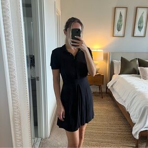 Free People black mini shirt dress